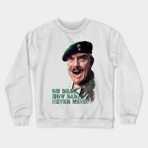 Windsor Davies - It Ain't Half Hot Mom Crewneck Sweatshirt by The Blue Box